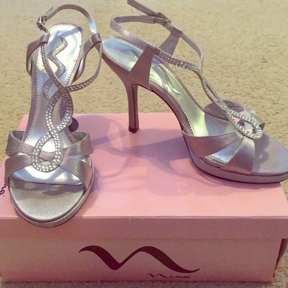 Silver 3” Heels